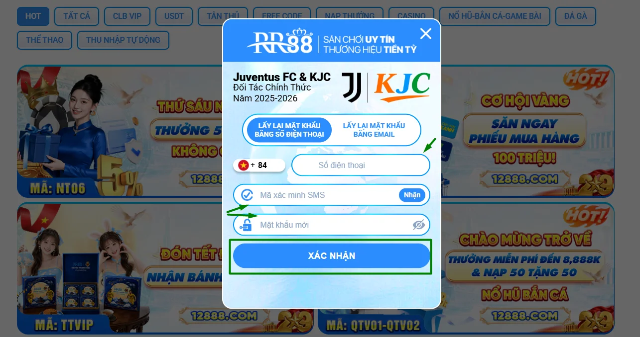 log in form casino