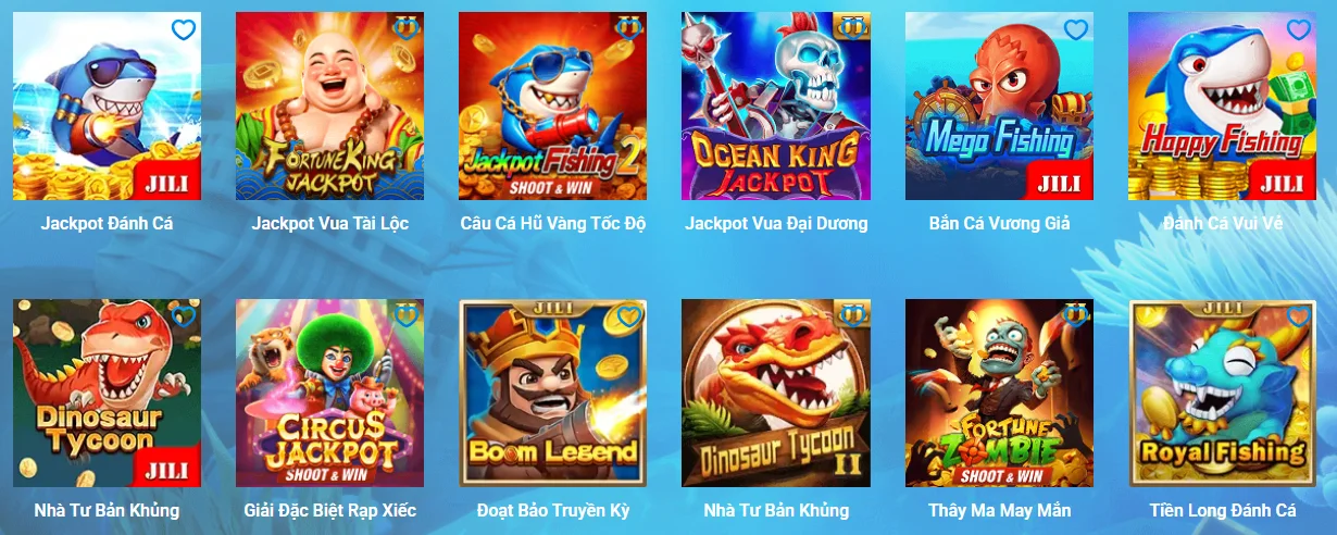 fish shooting games collection JILI